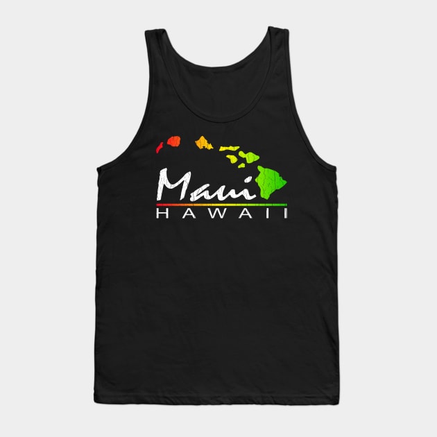 Maui - Hawaiian Islands Tank Top by robotface